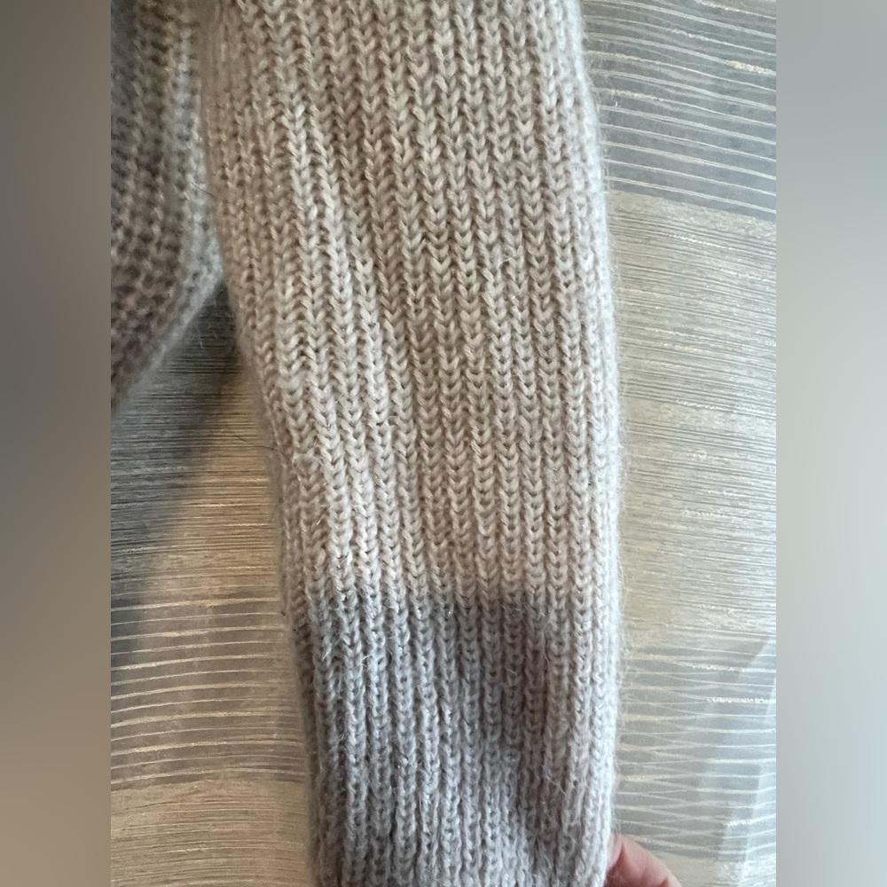 Nicholson & Nicholson Chunky Wool Sweater – Beige – Size 38 (Japan) - Picture 5 of 7